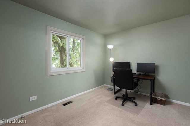 6665 Foxtree Ave, Woodridge, IL 60517 - carpeted home office with baseboards