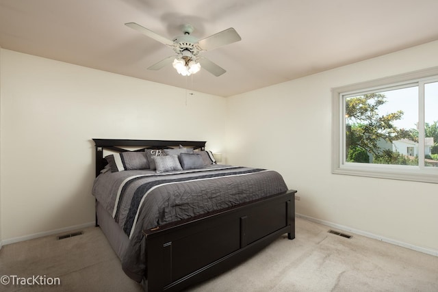 6665 Foxtree Ave, Woodridge, IL 60517 - bedroom featuring light colored carpet and a ceiling fan