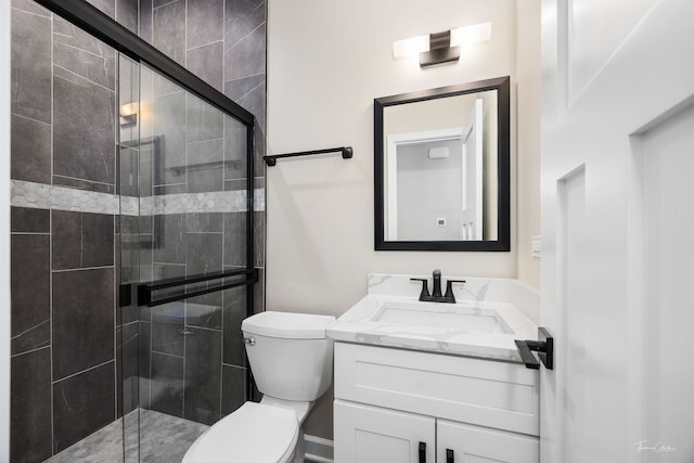9704 Captains Dr, Algonquin, IL 60102 - bathroom with vanity and a stall shower