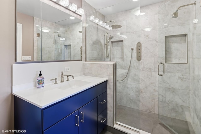 2721 Joseph Ave, Des Plaines, IL 60018 - full bath featuring vanity and a shower stall
