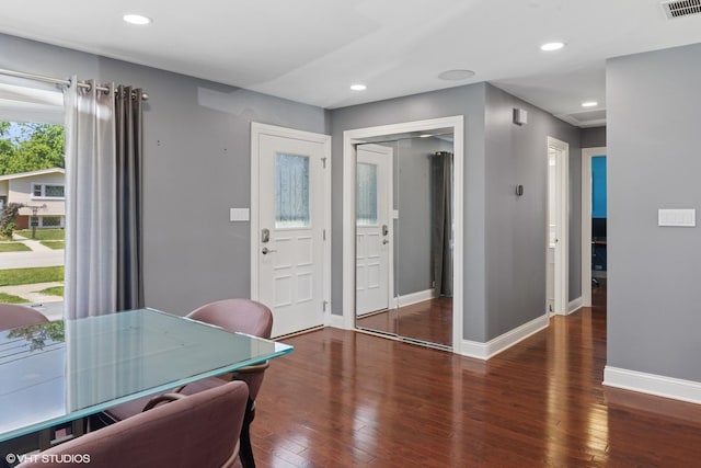 2721 Joseph Ave, Des Plaines, IL 60018 - dining room with hardwood / wood-style floors and recessed lighting
