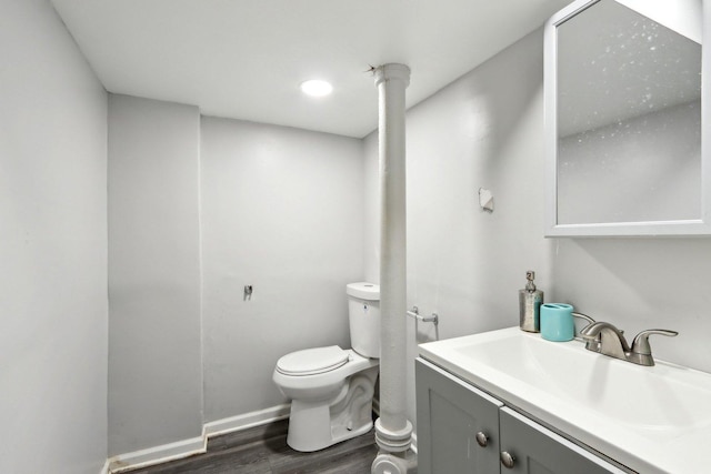 2023 Kristan Ave, North Chicago, IL 60064 - bathroom with vanity and wood finished floors