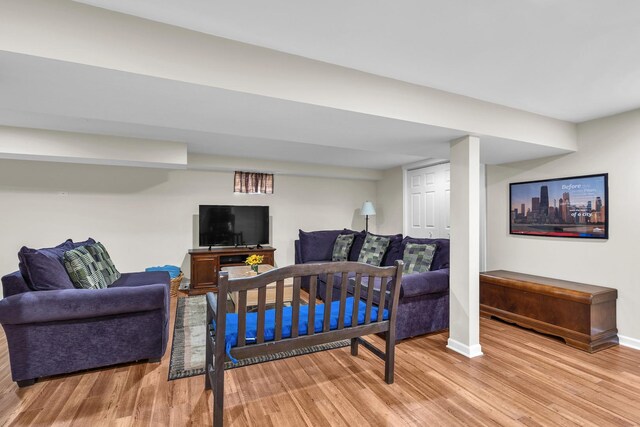 9226 S Utica Ave, Evergreen Park, IL 60805 - living area featuring wood finished floors