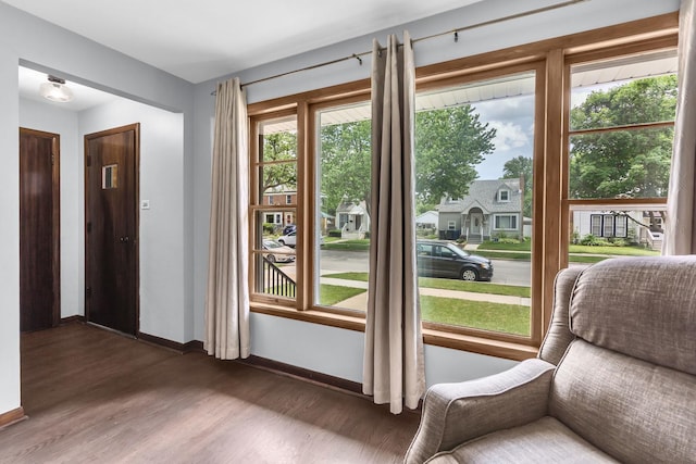 9226 S Utica Ave, Evergreen Park, IL 60805 - entryway featuring wood finished floors and baseboards