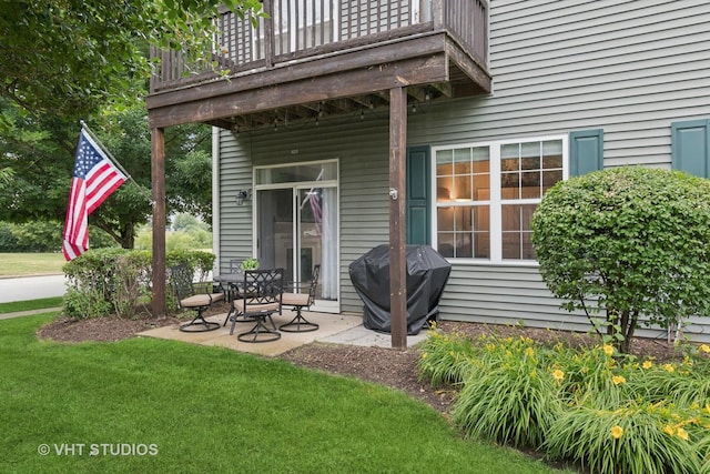 2582 Golf Ridge Cir, Naperville, IL 60563 - view of patio with grilling area and a deck