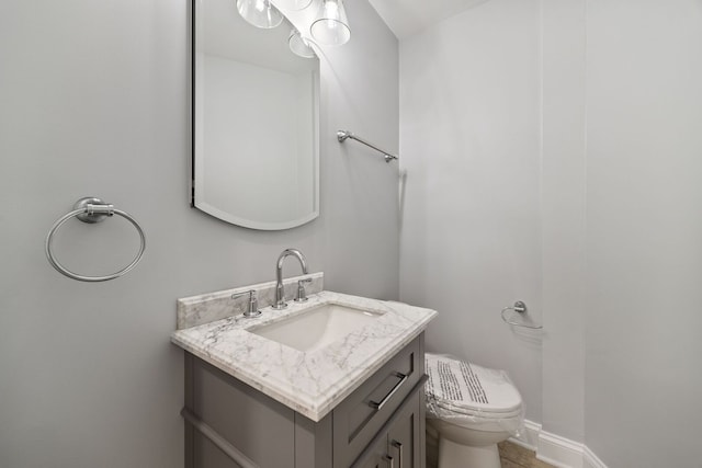 8232 Niles Center Rd Unit 101, Skokie, IL 60077 - half bath with vanity and toilet