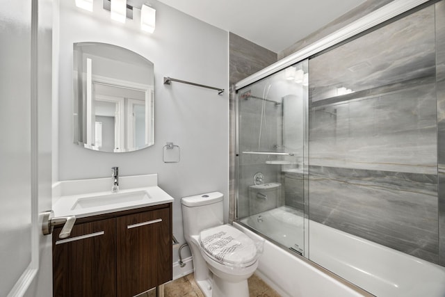 8232 Niles Center Rd Unit 101, Skokie, IL 60077 - bathroom featuring vanity and enclosed tub / shower combo