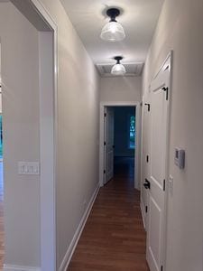 25136 Thornberry Dr Unit 25136, Plainfield, IL 60544 - hallway featuring wood finished floors and baseboards