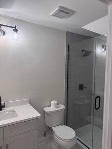 25136 Thornberry Dr Unit 25136, Plainfield, IL 60544 - full bathroom with vanity and a shower stall