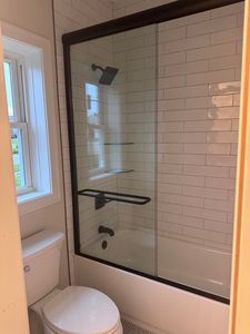 25136 Thornberry Dr Unit 25136, Plainfield, IL 60544 - bathroom with toilet and combined bath / shower with glass door