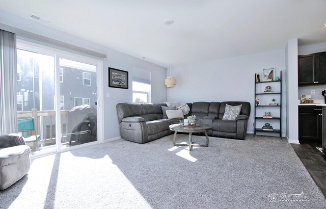 6650 Linden Trl Unit B, Wonder Lake, IL 60097 - living area with baseboards