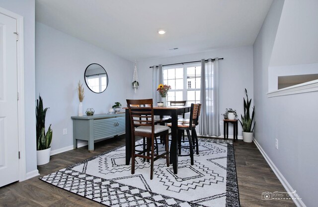 6650 Linden Trl Unit B, Wonder Lake, IL 60097 - dining room featuring wood finished floors and recessed lighting