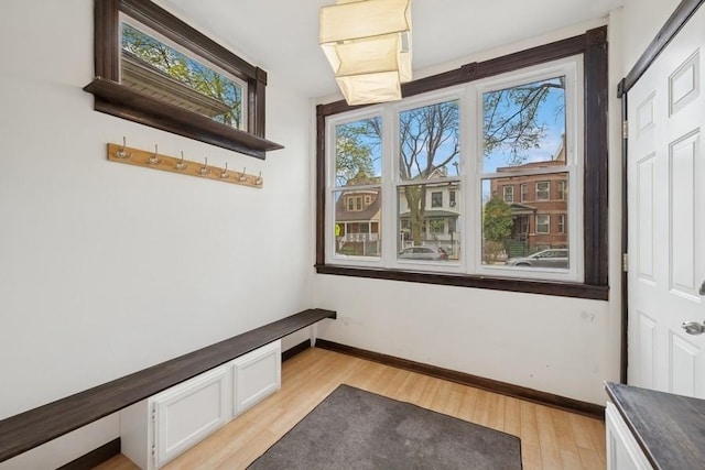3739 W Palmer St, Chicago, IL 60647 - interior space with light wood-style flooring and baseboards