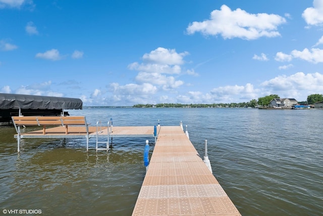 42 N Holly Ave, Fox Lake, IL 60020 - dock featuring a water view