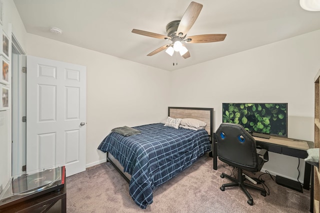 3778 Westbury Ct, Elgin, IL 60124 - bedroom with carpet flooring and ceiling fan