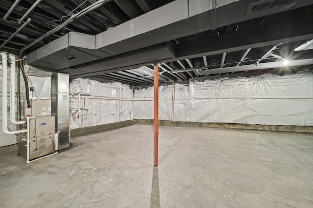 3778 Westbury Ct, Elgin, IL 60124 - unfinished below grade area featuring heating unit