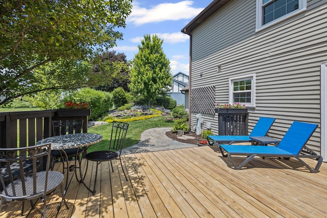 1401 Fallcreek Ct, Naperville, IL 60565 - wooden terrace with a lawn