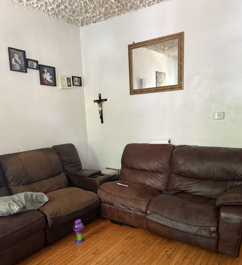 5130 S Whipple St, Chicago, IL 60632 - living area featuring hardwood / wood-style flooring