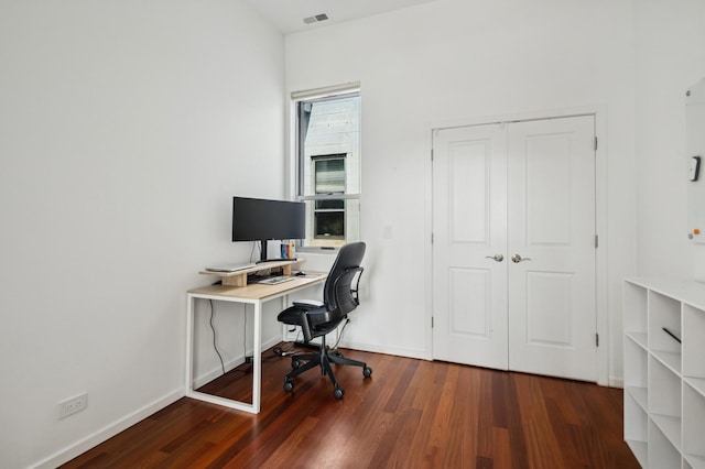 1719 N Western Ave Unit 4, Chicago, IL 60647 - office featuring wood finished floors and baseboards