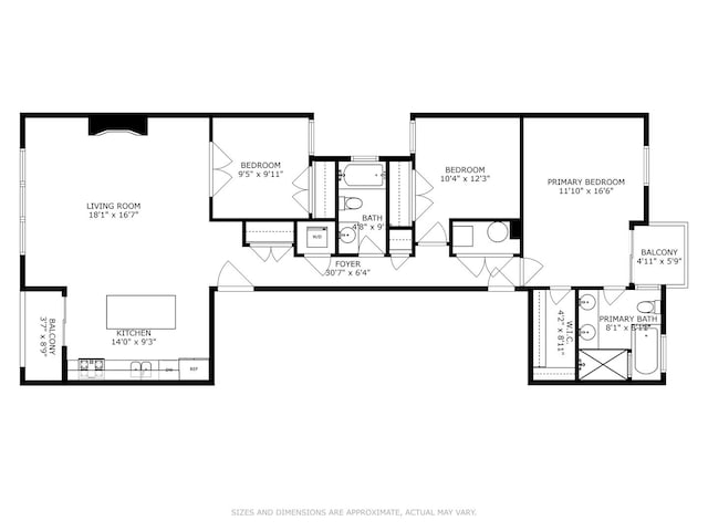 1719 N Western Ave Unit 4, Chicago, IL 60647 - view of home floor plan
