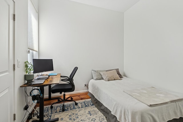 1719 N Western Ave Unit 4, Chicago, IL 60647 - bedroom with wood finished floors and an office area