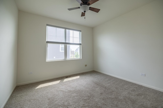 738 Kentshire Cir, Elgin, IL 60124 - empty room with carpet and ceiling fan