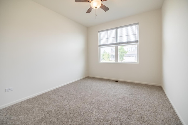 738 Kentshire Cir, Elgin, IL 60124 - carpeted spare room featuring a ceiling fan and baseboards