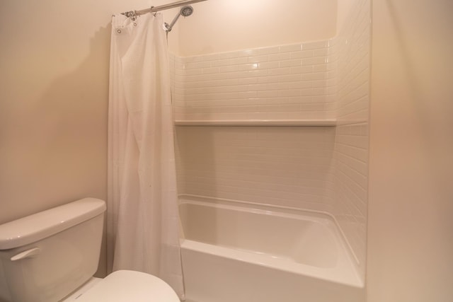 738 Kentshire Cir, Elgin, IL 60124 - full bathroom featuring toilet and shower / bathtub combination with curtain