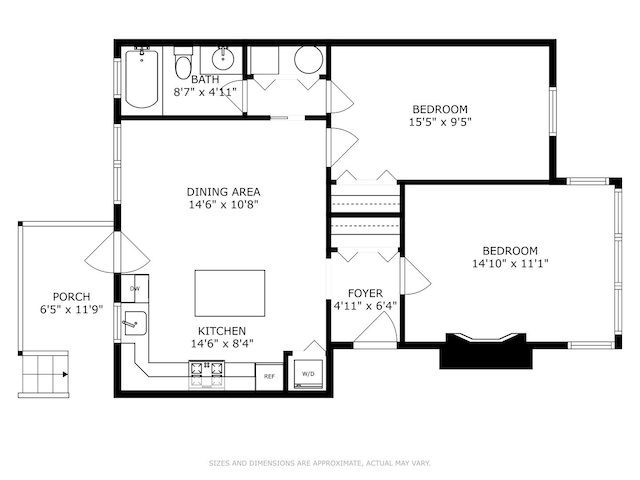 2305 N Kimball Ave Unit 1, Chicago, IL 60647 - view of room layout