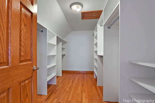 39 Forest Ln, South Barrington, IL 60010 - walk in closet featuring light wood-type flooring and lofted ceiling