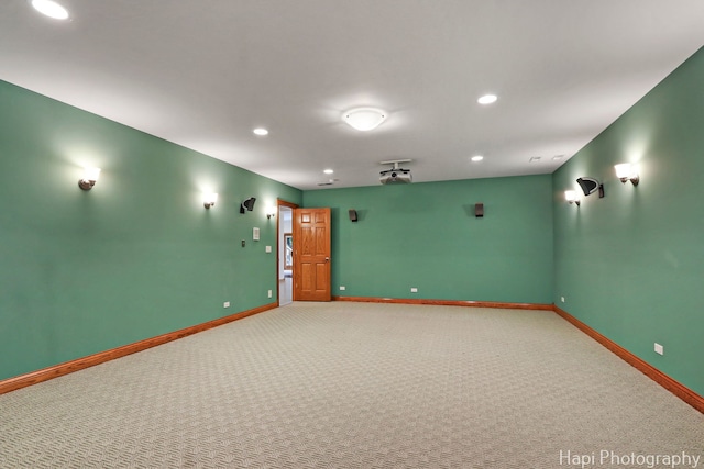 39 Forest Ln, South Barrington, IL 60010 - empty room with light colored carpet and recessed lighting