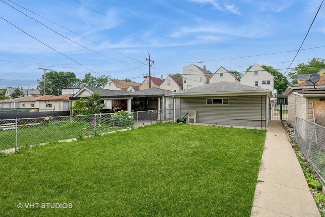 4912 W 32nd St, Cicero, IL 60804 - rear view of house featuring a fenced backyard