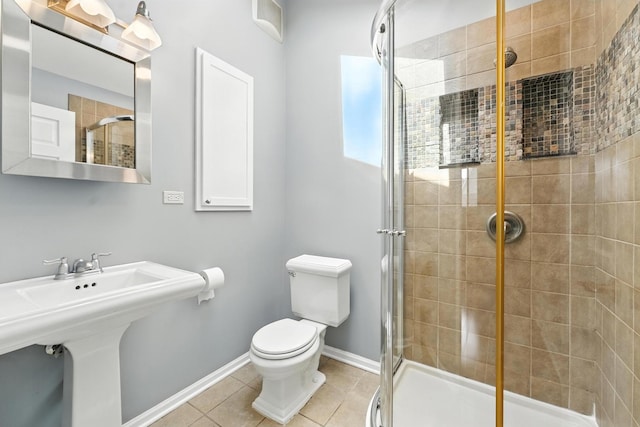 12449 W Prairie Dr, Homer Glen, IL 60491 - full bath with a stall shower and tile patterned flooring