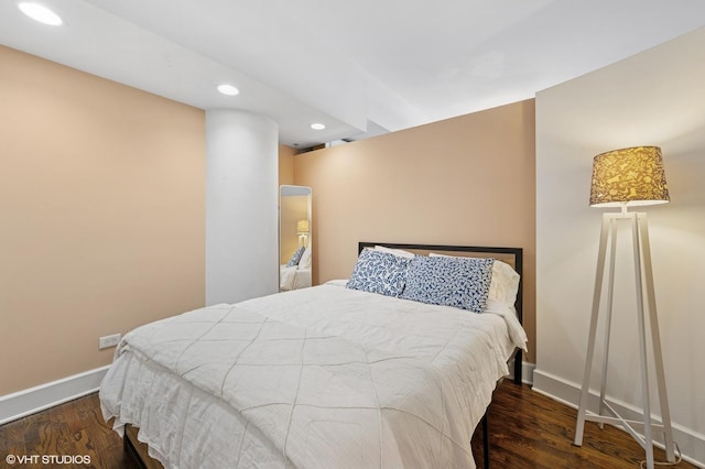 165 N Canal St Unit 726, Chicago, IL 60606 - bedroom with recessed lighting and wood finished floors
