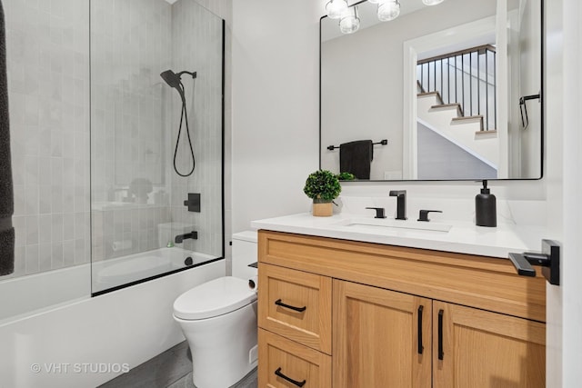 2724 N Wayne Ave Unit 3, Chicago, IL 60614 - full bathroom featuring vanity and combined bath / shower with glass door