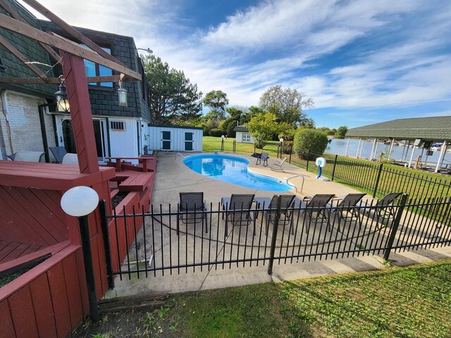 501 Kingston Blvd, Mchenry, IL 60050 - view of pool featuring a gazebo, french doors, and a patio area