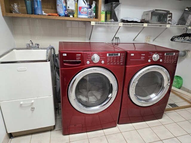 501 Kingston Blvd, Mchenry, IL 60050 - bathroom with tile patterned floors, a stall shower, and vanity
