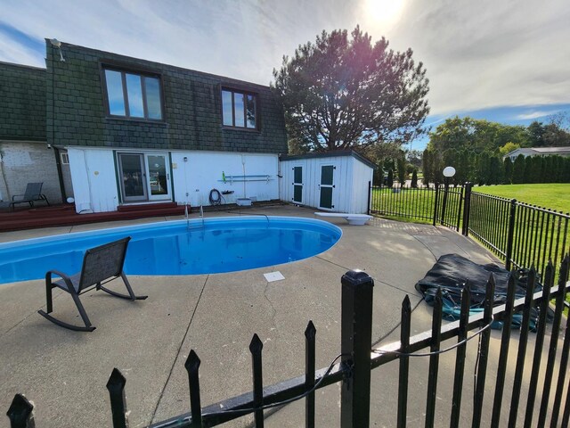 501 Kingston Blvd, Mchenry, IL 60050 - dock with boat lift, a yard, and a water view