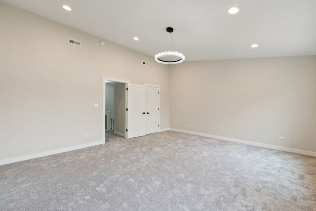 6N362 Riverside Dr, Saint Charles, IL 60174 - spare room featuring light carpet and recessed lighting