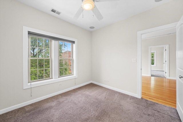 837 E 52nd St Unit 3, Chicago, IL 60615 - carpeted spare room with ceiling fan and healthy amount of natural light