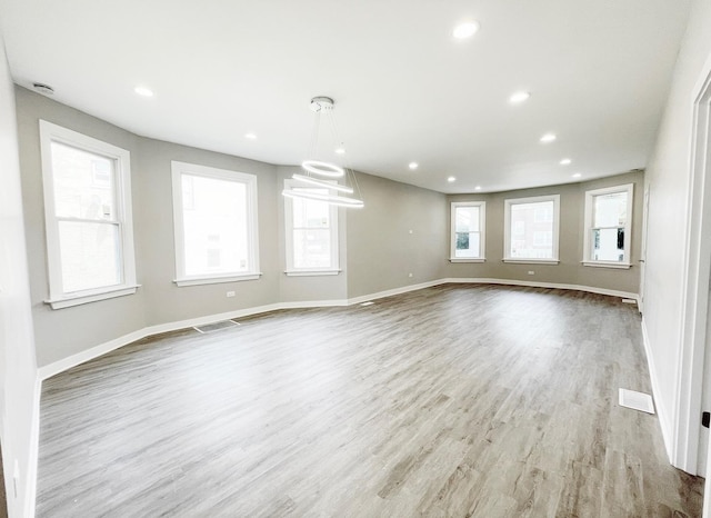 1509 Saint Charles Rd, Maywood, IL 60153 - spare room featuring wood finished floors and recessed lighting