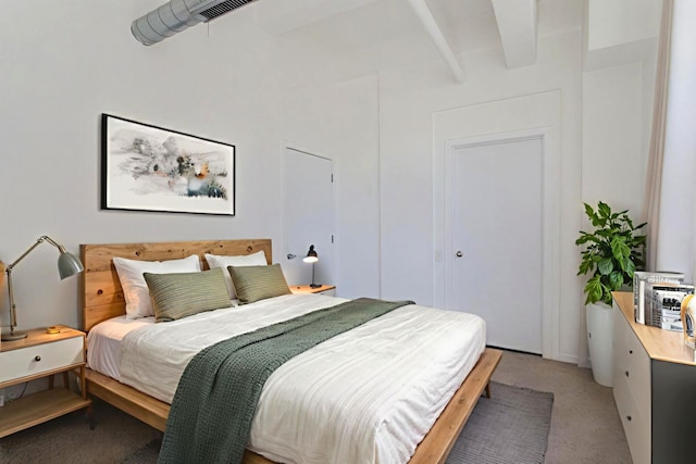 500 S Clinton St Unit 743, Chicago, IL 60607 - bedroom with light colored carpet
