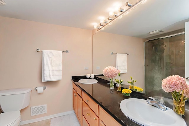 500 S Clinton St Unit 743, Chicago, IL 60607 - full bathroom with a stall shower and double vanity