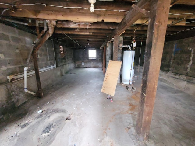 5307 S Emerald Ave, Chicago, IL 60609 - below grade area featuring water heater