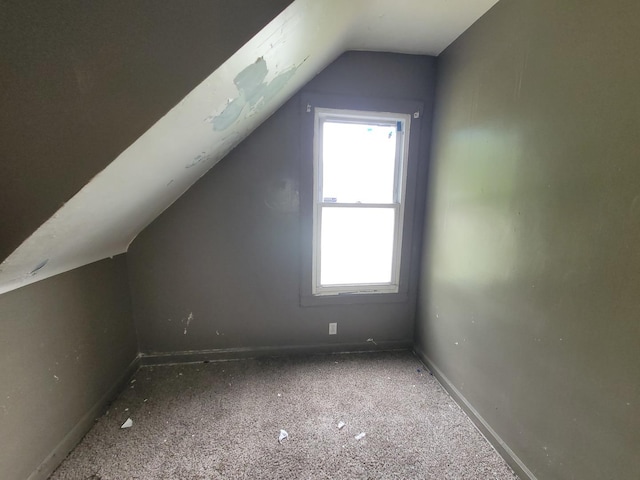 5307 S Emerald Ave, Chicago, IL 60609 - additional living space with vaulted ceiling and carpet floors