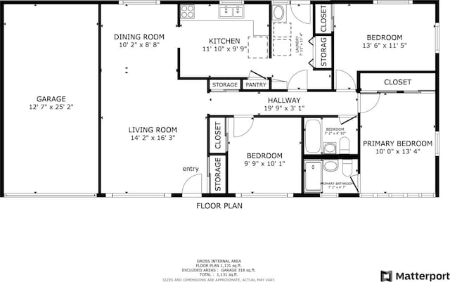 225 Bode Rd, Hoffman Estates, IL 60169 - view of floor plan / room layout