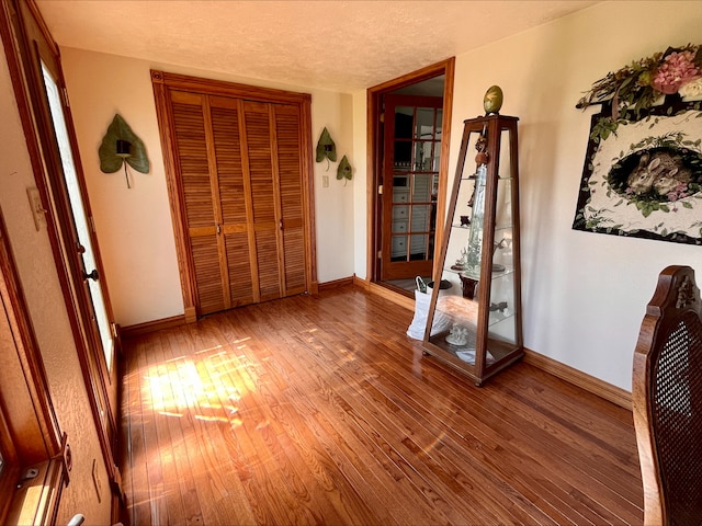 1116 E 2300 N Rd, Danforth, IL 60930 - entrance foyer featuring hardwood / wood-style flooring and a textured ceiling