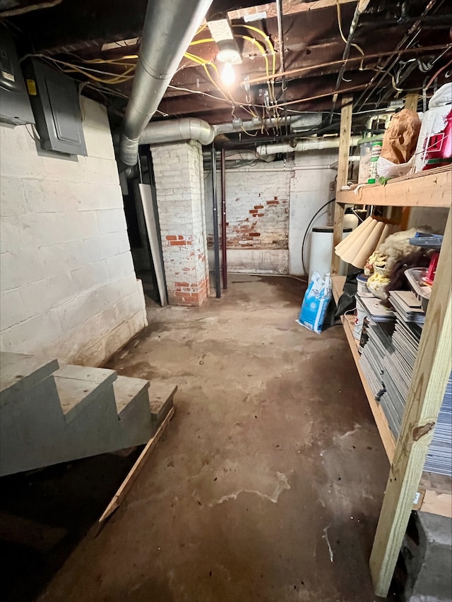 1116 E 2300 N Rd, Danforth, IL 60930 - view of unfinished below grade area