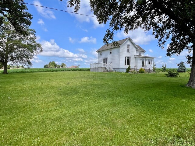 1116 E 2300 N Rd, Danforth, IL 60930 - rear view of house featuring a yard