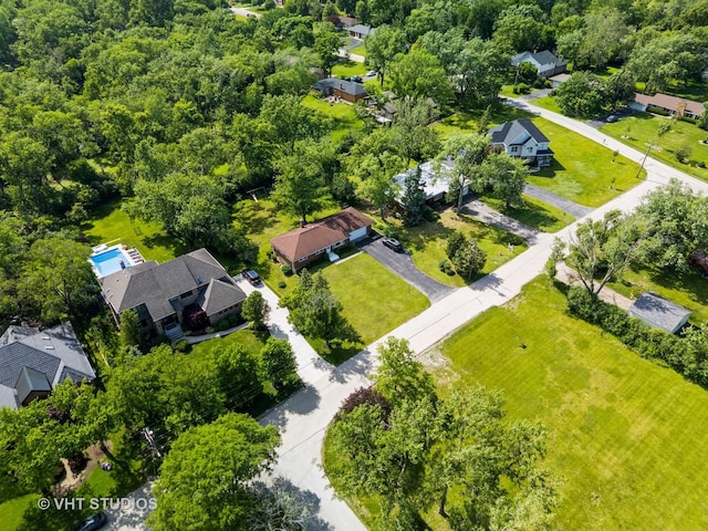 7370 Forest Hill Rd, Burr Ridge, IL 60527 - aerial view of residential area